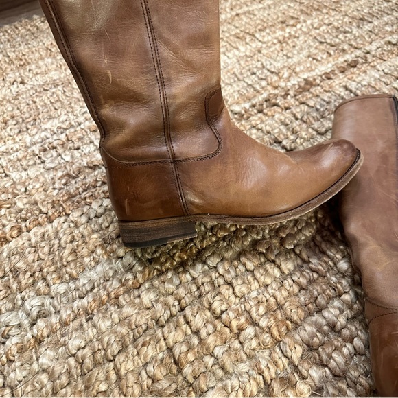 FRYE Melissa Inside Zip Boot COGNAC 7.5 - Picture 9 of 16